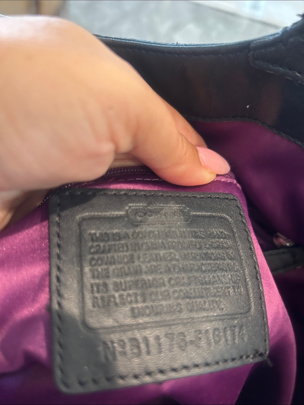 Coach Black Pebbled Leather Tote - Picture 16 of 16